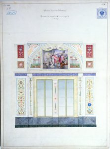 Pietarin Eremitaasin seinämaalaus, n. 1840