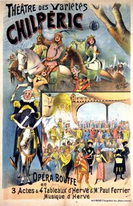 Chilperic, Herven operetti