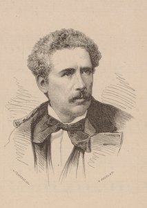 Muotokuva säveltäjästä Olivier Métrasta 1830-1889. tekijältä Leon Alexandre Tourfaut