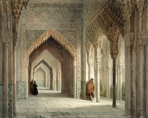 Alhambran oikeussali, Granada, 1853.