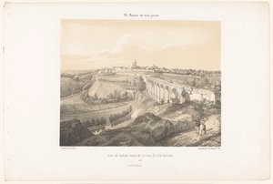 Näkymä Dinanille ja maasillalle Rance-joen yli Vue de Dinan -palkinto de la Vallée des Noyers (nimi esineessä) Contemporary France (sarjan nimi) La France de nos jours (sarjan nimi esineellä)
