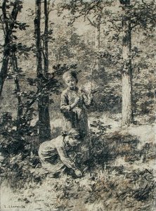 Liljojen kerääminen tekijältä Leon Augustin Lhermitte