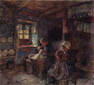 Lacemakers, c1888 tekijältä Leon Augustin Lhermitte
