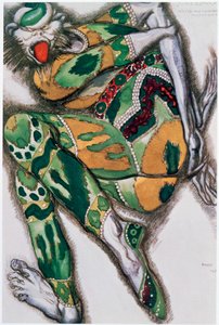 Pukusuunnittelu Seefenfelille, Sadko, 1917 tekijältä Leon Bakst