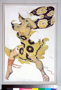Phobos. Puku balettiin "Narcissus" tekijältä Leon Bakst