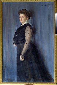 S.P.Wallisonin muotokuva (S.P.Wallisonin muotokuva) (öljy kankaalle) tekijältä Leon Bakst