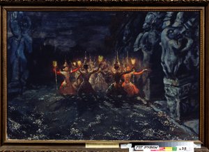 Siamilainen pyhä tanssi tekijältä Leon Bakst