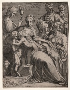 Pyhä keskustelu, 1540-luku. tekijältä Leon Davent