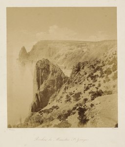 Pyhän Yrjön luostarin kalliot (Rochers du Monastere St. Georges) tekijältä Leon Eugéne Méhédin