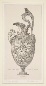 Maljakko (XVI vuosisadan) Louvre-museo tekijältä Leon Gaucherel