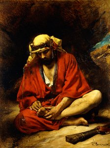 Arabi poimii piikkia jaloistaan, tekijältä Leon Joseph Florentin Bonnat