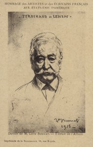 Ferdinand de Lesseps (1805-1894), ranskalainen yrittäjä ja kanavanrakentaja. tekijältä Leon Joseph Florentin Bonnat