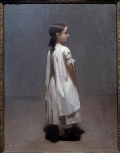 Taiteilijan pikkusisko noin 7-8-vuotias Leon Joseph Bonnatin (1833-1922) maalaus 1850 su. 0,35x0,27 m Bayonne, Musee Bonnat tekijältä Leon Joseph Florentin Bonnat