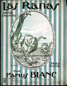 Sammakot tanssivat tangoa. 1914 (kuva)