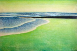 Vihreä merimaisema tekijältä Leon Spilliaert