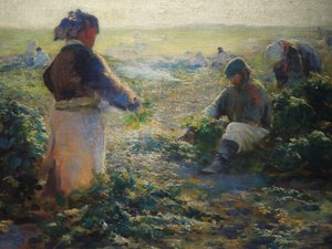 Juurikkaiden kaivaminen I tekijältä Leon Wyczółkowski