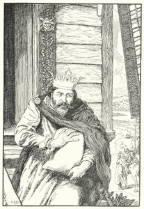 Hän varasti kolme nokkia ohrajauhoa (kaiverrus) tekijältä Leonard Leslie Brooke