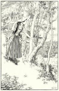 Pikku Bo-Peep (kaiverrus) tekijältä Leonard Leslie Brooke