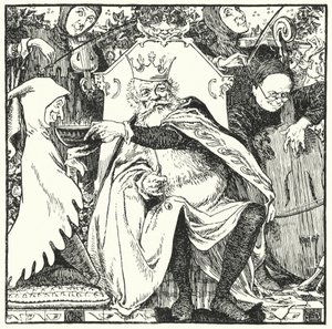 Old King Cole (kaiverrus) tekijältä Leonard Leslie Brooke
