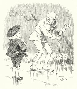 Eräänä sumuisena kosteana aamuna, kun sää oli pilvinen (kaiverrus) tekijältä Leonard Leslie Brooke