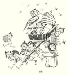The Jumblies (litho) tekijältä Leonard Leslie Brooke