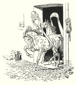Pähkinänsärkijät ja sokeripihdit (litho) tekijältä Leonard Leslie Brooke