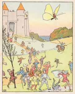 Tom Thumb (värillinen litografia) tekijältä Leonard Leslie Brooke