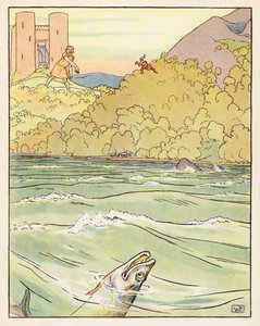 Tom Thumb (värillinen litografia) tekijältä Leonard Leslie Brooke