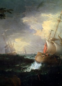 Myrskyinen meri, 1700-1750. Yksityiskohta.