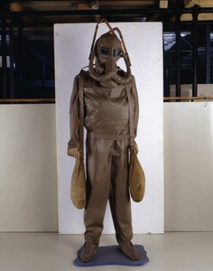 Sukellusmalli tehty Leonardo da Vincin (Leonardo da Vinci) suunnittelemasta mallista.