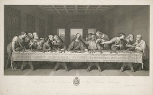 Viimeinen ehtoollinen, piirtänyt Teodoro Matteini, kaiverrus Raphael Morghen (kaiverrus)