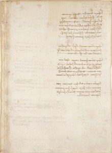 Arundel 263, f.151, Leonardo da Vincin muistiinpanot Codex Arundelista (kynä ja muste paperille) tekijältä Leonardo da Vinci