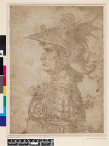 Soturin rintakuva tekijältä Leonardo da Vinci