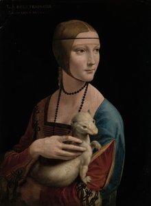 Nainen ja hermelin – Cecilia Galleranin (n. 1473–1536) muotokuva tekijältä Leonardo da Vinci
