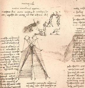 Valon ja varjon teoriaa kuvaava kaavio ja kuvioluonnokset, c1472-c1519 1883 tekijältä Leonardo da Vinci