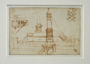 Arkkitehtoninen tutkimus ... tekijältä Leonardo da Vinci