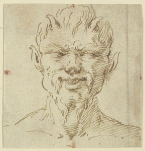 Faunin pää tekijältä Leonardo da Vinci