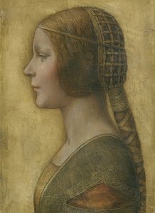 Kaunis Prinsessa. Öh 1496 tekijältä Leonardo da Vinci