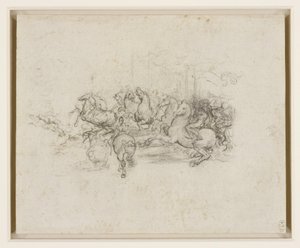 Leonardo da Vinci - RCIN 912339, Ratsuväki n.1503-4. tekijältä Leonardo da Vinci