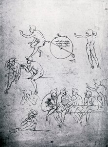 Tutkimuksia Maagien palvontaan ja Viimeiseen ehtoolliseen, 1400-luku 1930. tekijältä Leonardo da Vinci