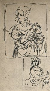 Tutkimuksia Pyhälle Maria Magdaleenalle, n. 1480-1482 1945 tekijältä Leonardo da Vinci