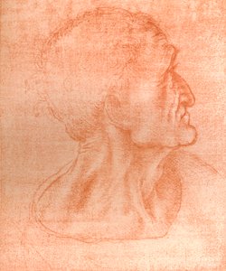 Tutkimus Juudaksen päälle julkaisussa "Viimeinen ehtoollinen", c1494-c1499 1883. tekijältä Leonardo da Vinci