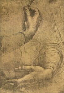 Naisten käsien tutkimus, c1472-c1519 1883 tekijältä Leonardo da Vinci