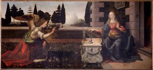Ilmoitus - 1472-1475 tekijältä Leonardo da Vinci