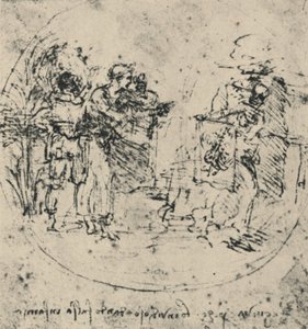 Kateuden paljastaminen, c1480 1945 tekijältä Leonardo da Vinci