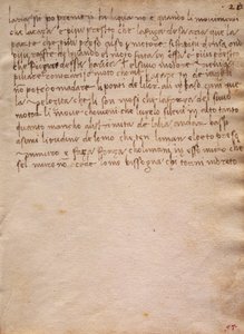 Allekirjoittamaton ote Codex Trivulzianuksesta tekijältä Leonardo da Vinci