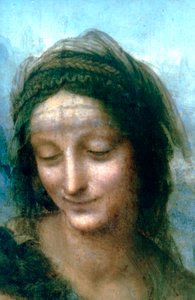 Neitsyt ja lapsi Pyhän Annan yksityiskohdalla, 1502-1516 tekijältä Leonardo da Vinci