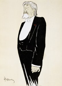 Näyttelijä Jean Mounet-Sully (1841-1916), karikatyyri Leonetto Cappiello (1875-1942) tekijältä Leonetto Cappiello