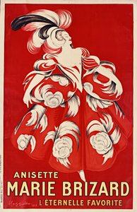 Anisette Marie Brizard, 1928. tekijältä Leonetto Cappiello