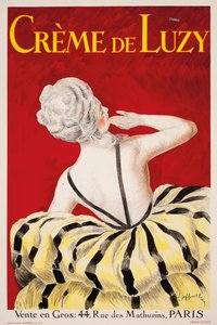 "Creme de Luzy", mainosjuliste pariisilaiselle kosmetiikkayritykselle Luzylle, 1919
